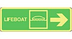 lifeboat right  safety sign