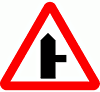 DOT No 506.1   Side road Ahead 4  safety sign