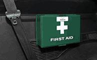 Vehicle Catering First Aid Kit  safety sign