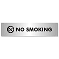 No Smoking Sign Aluminium Effect Acrylic  safety sign