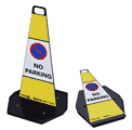 No Parking Folding Road Cone  safety sign