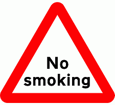 DOT No 554 No smoking Official Department of Transport Category: Warning Signs / Official schedule number: 1