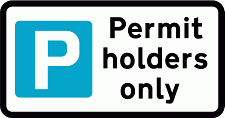 DOT NO 660 Permit holders Official Department of Transport Category: Regulatory Signs / Official schedule number: 2
