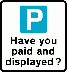 DOT NO 661.4 Pay and display 2 Official Department of Transport Category: Regulatory Signs / Official schedule number: 2