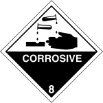 Corrosive Hazchem CORROSIVE