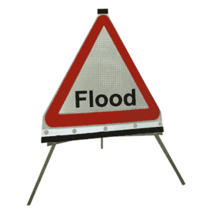 Triangle - Flood Flexible Roll-up Sign 
