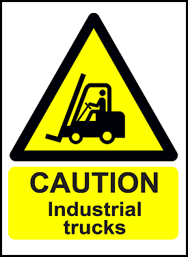 caution industrial trucks caution industrial trucks