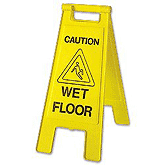 caution wet floor stand alone sign Caution Wet Floor