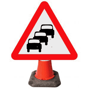 Traffic Queues Likely on Road Ahead - 584 