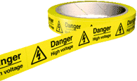 Danger High Voltage Labels 