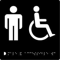 Male and Accessible Toilet 