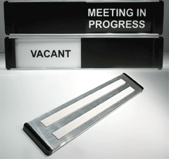 sliding vacant or in progress Vacant or meeting in progress